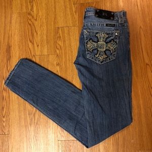 Miss Me skinny jeans size 25